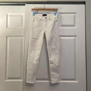 Banana Republic Skinny Fit White Denim White 25/0P